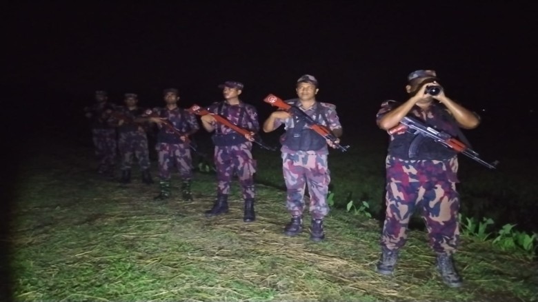 কুড়িগ্রাম সীমান্তে অবৈধ পুশ ইন ঠেকাতে বিজিবির নিরাপত্তা জোরদ